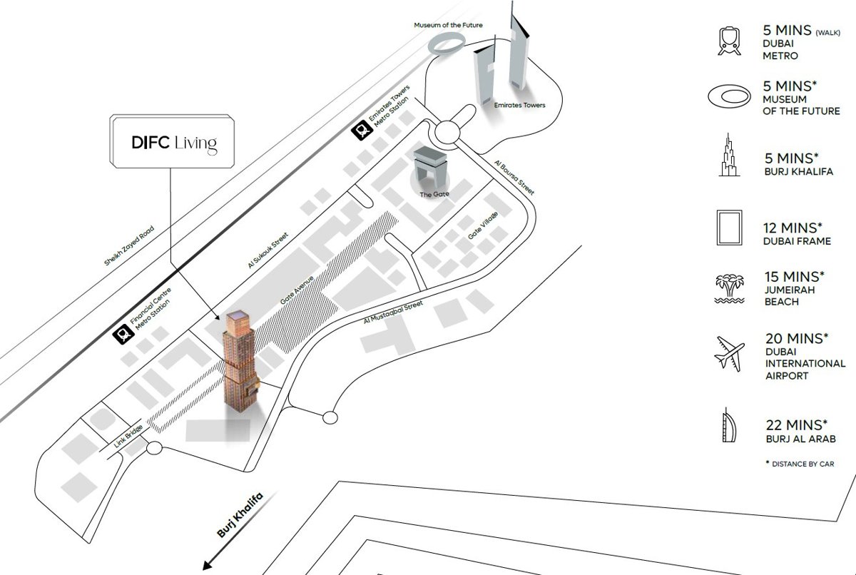 DIFC Living 3BR presentation photo 2