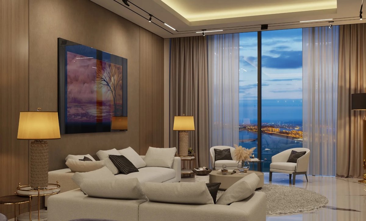 Sobha Seahaven BEACHFRONT | 2 br full sea view | high floor presentation photo 8
