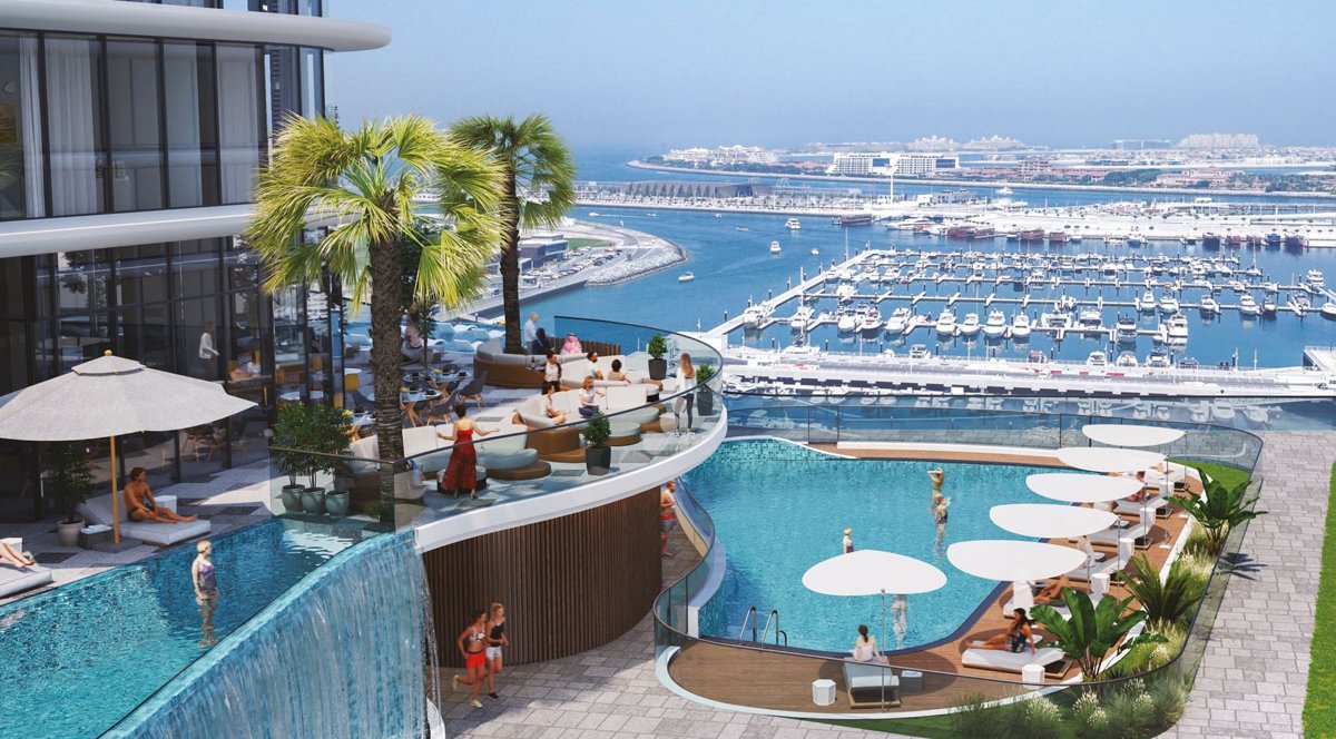 Sobha Seahaven BEACHFRONT | 2 br full sea view | high floor presentation photo 4
