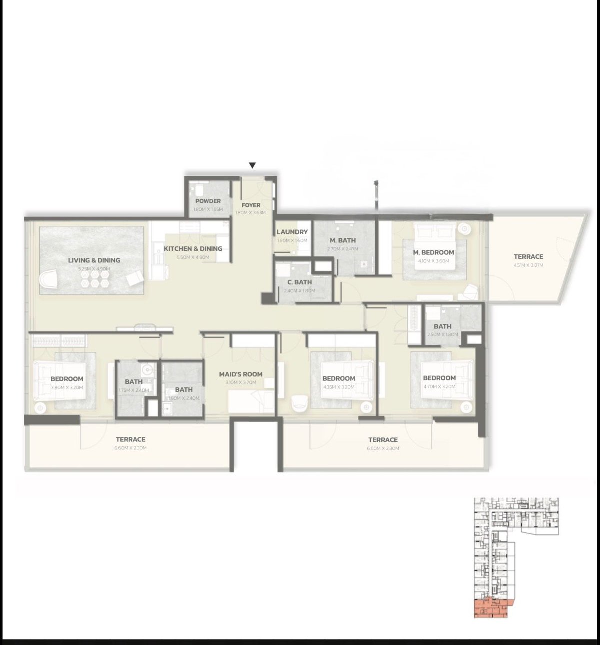 4BR + Maid | Tonino Lamborghini Residences | Meydan presentation photo 8