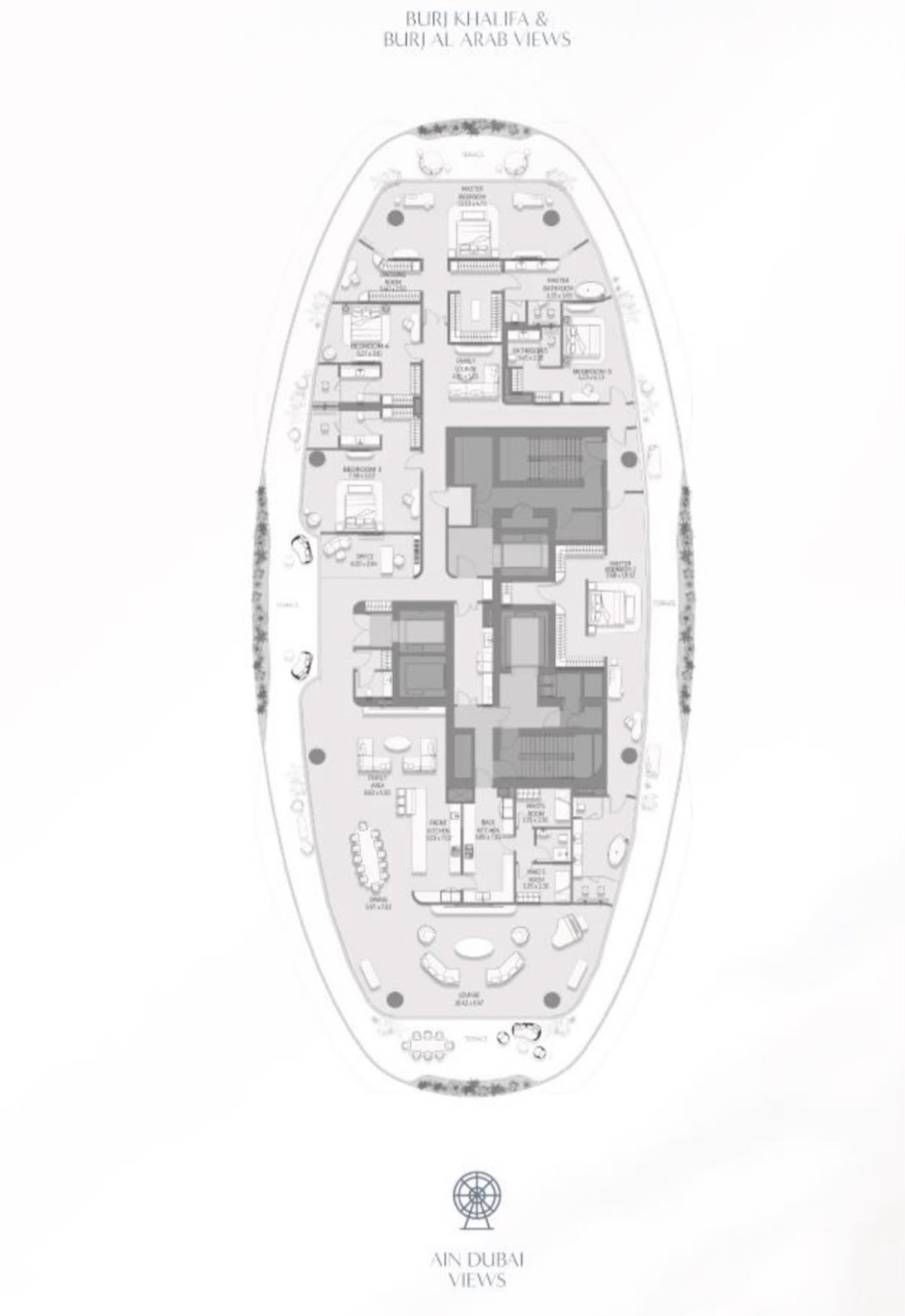 5BR PENTHOUSE | COMO RESIDENCES | PALM JUMEIRAH presentation photo 7
